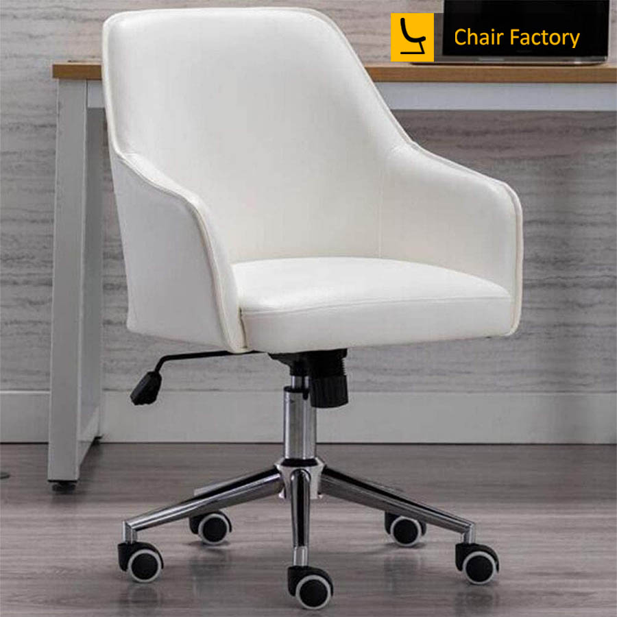 Arlo White Designer Chair