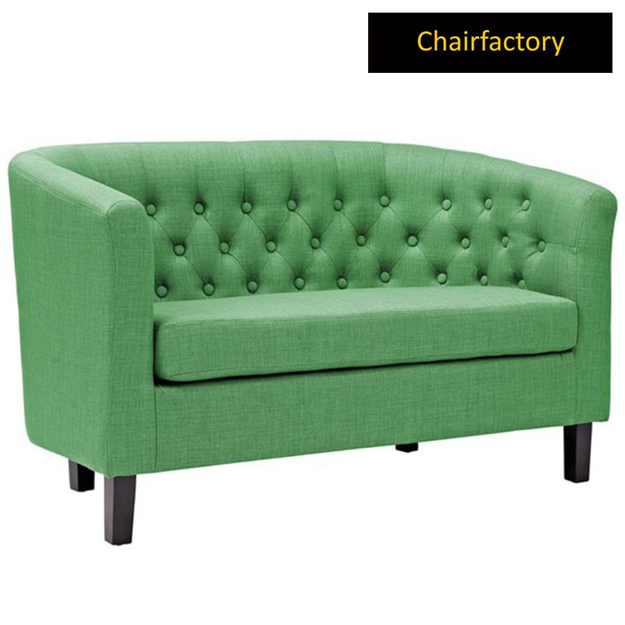 Green Gabino  Loveseat Sofa