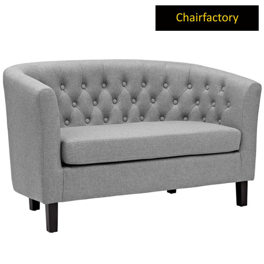 Light Grey Gabino  Loveseat Sofa