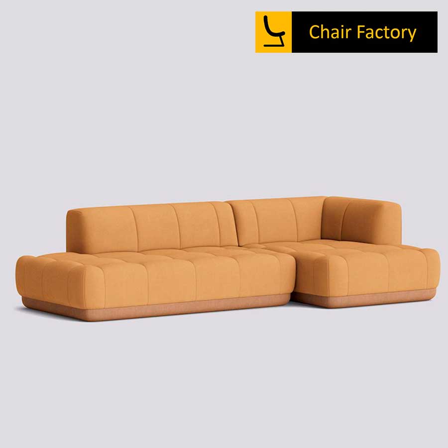Morrissey Plum Orange L shape Sofa 