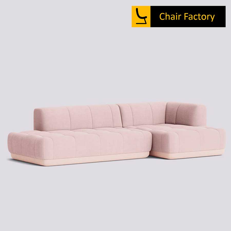 Morrissey Plum Pink L shape Sofa 
