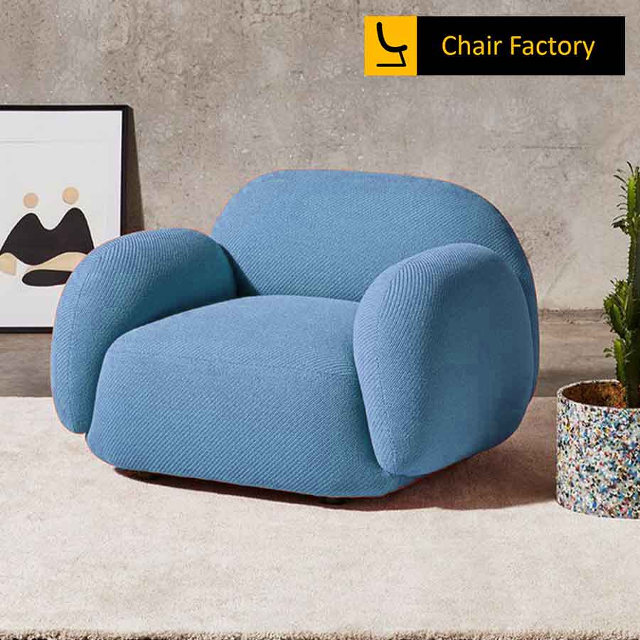 ONY Sky Blue Heavily Cushion Accent chair Chair Factory