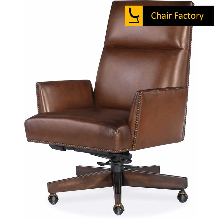 valkyrae High back 100% genuine leather chair 